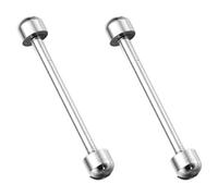 VOSAREA Aste di Collegamento a Vite per Cinturino Orologio 2 Pezzi in Acciaio Diametro Interno 18 MM Accessori per Riparazione Orologi e Orologiai