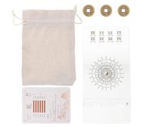 VOSAREA Carte Divinatorie i Ching Esagrammi Complete per Principianti Strumento di Apprendimento Unico con Design Culturale Profondo Carte Oracolo Cinesi per Divinazione e Studio