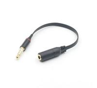 VOSAREA Cavo Prolunga 3,5mm Jack Stereo Maschio Femmina per Cuffie | Trasmissione Audio Stereo, Compatibile Ingresso Aux e Cuffie Cablate, Plastica e Metallo, Nero