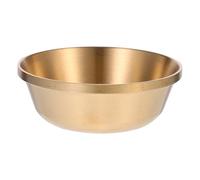 VOSAREA Ciotola di Rame Dorata per Offerta D'acqua Buddhista, Decorazione Creativa per Sala Buddha, Resistente e Facile da Conservare, per Addobbi da Tavolo