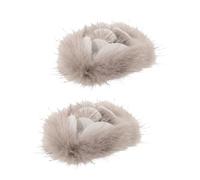 VOSAREA Clip per Scarpe in Pelliccia e Decorazioni Staccabili per Eleganti Accessori per Formali