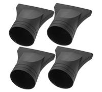 VOSAREA Concentratore per Asciugacapelli Nero 4 Pezzi in Plastico, Ugello Stretto da 4-4,8cm, Accessori Versatili per Asciugatura Professionale a Casa