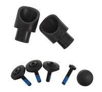 VOSAREA Connettore per Carrozzina Nero in Plastica Rondelle Anti-allentamento e Smorzamento Urti, Base Inserto Telaio Compatibile Generico per Riparazione Rapida