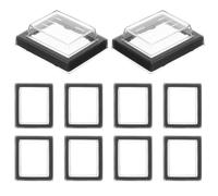 VOSAREA Coperchio Protettivo per Interruttore a Bilanciere 15 Pezzi, Copertura Antipolvere in Plastica e Silicone, Protezione Pulsante di Accensione per Uso Domestico, Ufficio e Officina