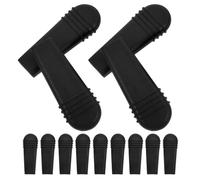 VOSAREA Coperture per Leve del Freno per Sedia a Rotelle in Pvc Nero 16 Pezzi Design Conveniente e Stabilità per Accessori Carrozzine