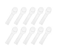 VOSAREA Copri Testine per Spazzolino da Denti Elettrico 12 Pezzi Trasparenti, Copertura Protettiva Antipolvere Compatta, Accessori per Spazzolino da Viaggio e Uso Outdoor