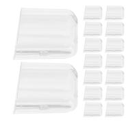 VOSAREA Coprispazzolino da Viaggio Trasparente 20 Pezzi Copertura Protettiva per Testine Spazzolino Manuale ed Elettrico Custodia Antipolvere Portatile per Casa Ufficio e Viaggi