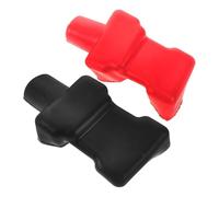 VOSAREA Copriterminali per Batterie Auto e Moto, Tappi Copertura Isolante Positiva e Negativa in Plastica Resistente al Calore, Protezione Antipolvere per Terminali Batteria, Set 2 Pezzi