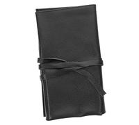 VOSAREA Custodia da Viaggio per Orologio in Pelle Nera Design a Cerniera, Elegante e Portatile per Evitare Graffi, per Appassionati di Orologi
