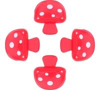 VOSAREA Custodia per Spazzolino da Denti da Viaggio 4 Pezzi, Clip in Plastica Portatile a Forma di Fungo, Protezione Antipolvere Compatta per Casa, Campeggio e Trasporto Quotidiano