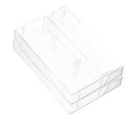 VOSAREA Custodie per Cassette - 2 Pezzi Portacassette Organizzatore per Cassette Custodia per Trasporto Cassette