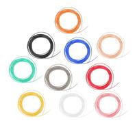 VOSAREA Filamento Pla per Penna Stampa 3d 1,75 Mm Set 10 Pezzi 5 Metri Colori Assortiti Compatibile Stampanti 3d Standard Resistenza Elevata e Bassa Densità Uso Creativo e Colore Casuale