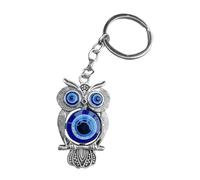 VOSAREA Gufo Portachiavi Con Brutto Ciondolo Decorativo In Metallo Appeso Gufo Ornamento Per Borsa E Chiave Portachiavi Creativo Per Auto E Decorazione