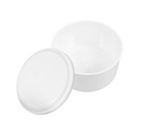 VOSAREA Ice Cube Maker con Coperchio, Stampo per di Ghiaccio in ABS Bianco, Compatto, Senza Bava, per Uso all'Aperto