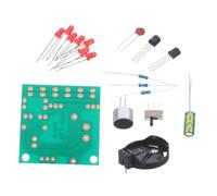 VOSAREA Kit Digitale a Tempo con Controllo Vocale, Illuminazione LED a Risparmio Energetico e Assemblaggio Creativo in Plastica, per Feste ed Educazione Musicale
