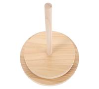 VOSAREA Legno Verticale Base Supporto Girevole per Spago, da Cucina | Spago per Carne e Alimentare, Struttura Autoportante, Superficie Liscia, Pulizia Semplice