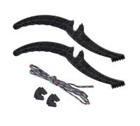 VOSAREA Maniglia Freno Snowboard Antiscivolo in Plastica, Nera, Accessorio