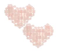 VOSAREA Maschera gli Occhi in Pietra a Forma di Cuore, Confortevole e Isolante Dalla Luce, per Trattamenti Estetici e Rilassamento