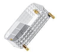 VOSAREA Organizzatore Cosmetici Trasparente e Pet Scatola Multi- Per Make-up e Profumi Design Per Camera Da e Ufficio Facile Da Usare e Leggero