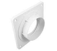 VOSAREA Piastra Di Connessione Per Ventilazione Asciugatrice Completo Con Flangia Murale e Guarnizione Per Installazione Facile e Veloce Casa