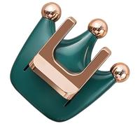 VOSAREA Porta Asciugacapelli Adesivo da Parete Corona, Organizer Bagno Compatto in Abs Resistente, Supporto per Phon senza Fori per Salone e Spazio Bagno