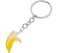VOSAREA Portachiavi Banana in Resina Realistica per Ragazzi e Ragazze Accessorio Multifunzione per Borse e Gadget Scuola e Festa Regalo Compleanno