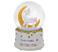 VOSAREA Scatola Carillon Bastoncini Di Cannella Acqua Musicale Giocattoli Luminosi Cristallo Di Unicorno Giocattoli Guidati Apriscatole Bambino Resina Cartone Animato Di Compleanno