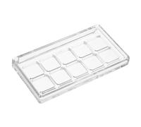 VOSAREA Scatola Per Imballaggio Per Il Trucco Tavolozza Evidenziatore Palette Di Ombretti Fai Da Te Contenitore Per Il Trucco Da Viaggio Mini Vassoio Per Pigmenti Plastica Transparent