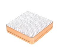 VOSAREA Scatola Portatile per Crema Cuscinetto e Spugna, Contenitore Cosmetico in Abs Leggero e Compatto per Viaggi e Uso Esterno Colore Casuale