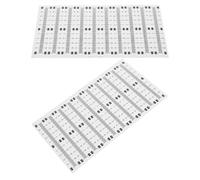 VOSAREA Set 2 Metro a Nastro Adesivo in Pvc Resistente con Scala Chiara e Colla ad Alta Aderenza, Nastro Misurazione Autoadesivo per Lavorazione del Legno e Banco da Disegno Industriale