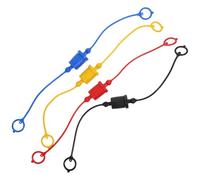 VOSAREA Set da 8 Tappi Antipolvere Idraulici in Plastica per Accoppiatori Rapidi Iso7241A 3/8 Coperture Protettive Leggere e Resistenti per Giunti e Connettori Idraulici Industriali