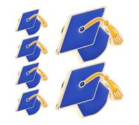 VOSAREA Set di 6 Spille Distintivo Laurea Class 25 Design Elegante in Lega Blu, Perfette per Back To School Party e Cerimonie di Laurea