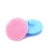 VOSAREA Spazzola per Massaggio del Capelluto 4 Pezzi, Set Professionale in Pp e Silicone per Lavaggio e Protezione Radici, Adatto Uso in Salone e Casa Colore Casuale