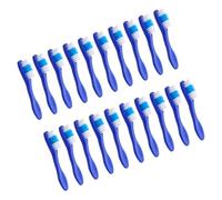 VOSAREA Spazzolino da Denti per Prigione 20 Pezzi Spazzolino Manico Corto in Plastico e Setole in Nylon Anti Autolesionismo per Detenzione e Pulizia Orale
