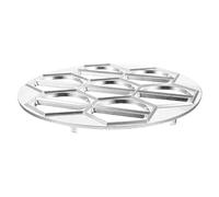 VOSAREA Stampo Per Pelmeni e Gnocchi Di Carne Macchina Per Ravioli Domestica Stampatore Multiforo in Lega Di Alluminio Forniture Per Cucina Facili Da Pulire e Riporre