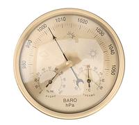 VOSAREA Stazione meteorologica analogica: barometro 3 in 1, termometro e igrometro per interni ed esterni - Ø 13 cm retrò barometro analogico per controllo climatico, monitoraggio dell'aria