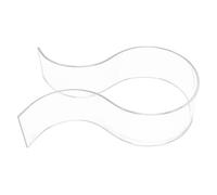 VOSAREA Supporto per Cuffie da Tavolo in Acrilico Trasparente Espositore per Auricolari Antirumore Struttura a Forma di U Elegante e Stabile per Casa Ufficio e Sala Giochi