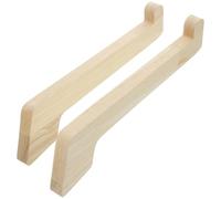 VOSAREA Supporto per Laptop in Legno 2 Pezzi, Leggero e Portatile, Funzione di Raffreddamento, per Scrivania e Ufficio