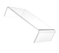 VOSAREA Supporto per Monitor da Tavolo in Acrilico Trasparente Base Rialzata per Computer da Ufficio 38X25 CM Organizer Ergonomico per Scrivania Spazio Salvaspazio e Riduzione Tensioni