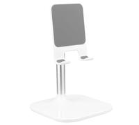VOSAREA Supporto per Smartphone e Tablet da Tavolo in Lega di Alluminio e Silicone Regolazione Angolare da 5 a 45 Gradi per Conferenze Video e Visione Comoda