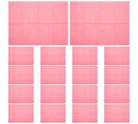 VOSAREA Tappetini Monouso per Pulizia Tatuaggi e Manicure, 20 Pezzi Impermeabili in Pellicola Composita Rosa, Assorbenti Antiolio per Uso Professionale nel Settore Tatuaggi Art