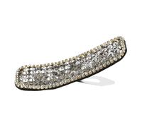 VOSAREA tornante fermagli per alla moda clip ad artiglio accessori moda accessori per eventi Forcina con strass accessori per per donna forcina da donna bianca