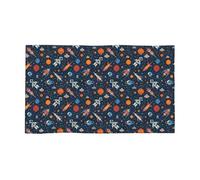 VOSERY Asciugamani, astronavi e stelle nello spazio, 40,6 x 68,6 cm, asciugamani in morbido cotone altamente assorbente per bagno, palestra, doccia, allenamento