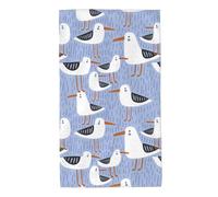 VOSERY Asciugamani per le mani, con gabbiani, 40,6 x 68,6 cm, morbidi asciugamani in microfibra altamente assorbente per bagno, doccia, palestra, allenamento, viaggi