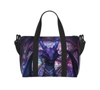 VOSERY Borsa da viaggio, borsa da viaggio con drago fantasy in cattedrale, borsone da donna, borsa da viaggio essenziale per lo sport, borsa da palestra per uomo, borsa da viaggio per oggetti