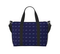 VOSERY Borsa da viaggio, borsa da viaggio con squalo alla moda, blu navy, borsone da donna, borsa da viaggio essenziale per lo sport, borsa da palestra per uomo, borsa da viaggio per oggetti personali