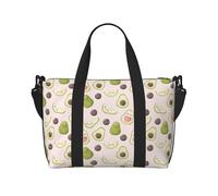 VOSERY Borsa da viaggio, dolce borsa per il weekend avocado, borsa per il bagaglio da donna, accessori da viaggio, sport, sacca da ginnastica da uomo, borsa da notte, borsa per bagagli, oggetti