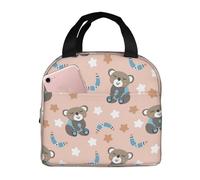 VOSERY Borsa per il pranzo, borsa per il pranzo, per donne e uomini, adulti, graziosa borsa termica per il pranzo, a prova di perdite, riutilizzabile, grande capacità, per lavoro, ufficio, picnic