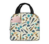 VOSERY Borsa per il pranzo, borsa per il pranzo, per donne e uomini, adulti, per la festa del papà, isolata, a prova di perdite, riutilizzabile, grande capacità, per lavoro, ufficio, picnic, viaggi