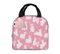 VOSERY Borsa per il pranzo, borsa termica per il pranzo, per donne e uomini adulti, borsa termica per il pranzo con corona di alpaca, a prova di perdite, riutilizzabile, grande capacità, per lavoro